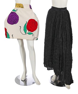 Lot 615 - Two Gianni Versace skirts, 1980s
