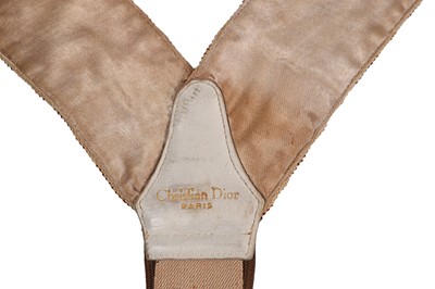Lot 155 - An unusual pair of Christian Dior men's braces, probably 1970s