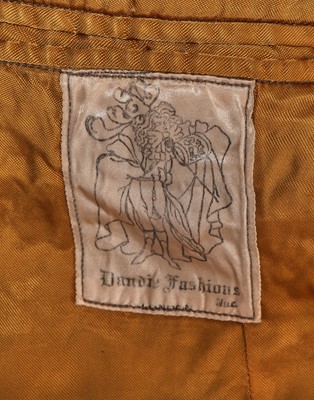 Lot 159 - A rare Dandie Fashions men's printed cotton blazer, 1966-68