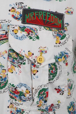 Lot 159 - A rare Dandie Fashions men's printed cotton blazer, 1966-68