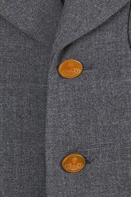Lot 77 - A Vivienne Westwood men's grey wool three-piece suit, circa 1994