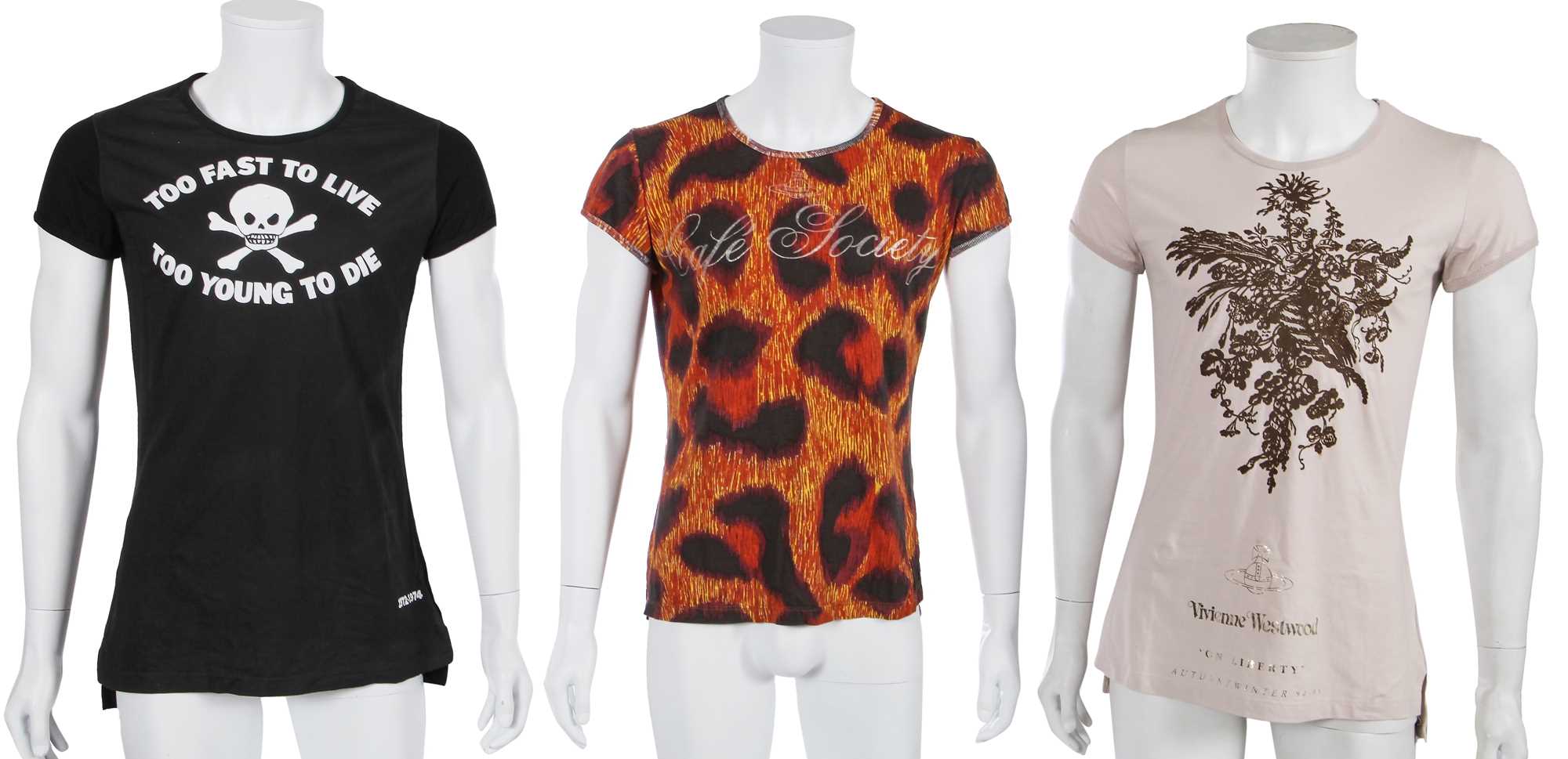 Lot 76 - Seven Vivienne Westwood cotton tops, 1990s