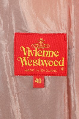 Lot 73 - A Vivienne Westwood men's black pinstriped wool suit, circa 1992