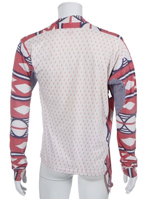 Lot 43 - A Vivienne Westwood Navajo-print cotton jersey shirt, circa 1990