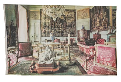 Lot 528 - A Vivienne Westwood printed cotton drill panel, 'Salon' collection, Spring-Summer 1992