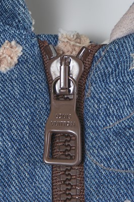 Lot 7 - A fine Louis Vuitton by Colm Dillane men's patchwork cotton 'Teenage Bedroom' ensemble, possibly the showpiece, Autumn-Winter 2023-24