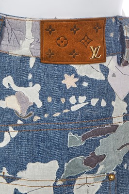 Lot 7 - A fine Louis Vuitton by Colm Dillane men's patchwork cotton 'Teenage Bedroom' ensemble, possibly the showpiece, Autumn-Winter 2023-24