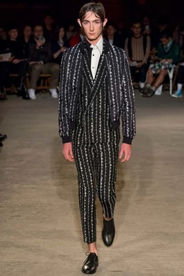 Lot 32 - A pair of Alexander McQueen by Sarah Burton men's wool trousers, Spring-Summer 2016