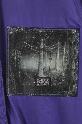 Lot 149 - A Marithé + François Girbaud men's black leather coat, 1980s