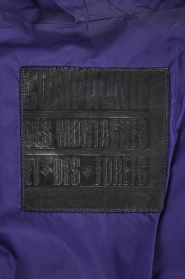 Lot 149 - A Marithé + François Girbaud men's black leather coat, 1980s