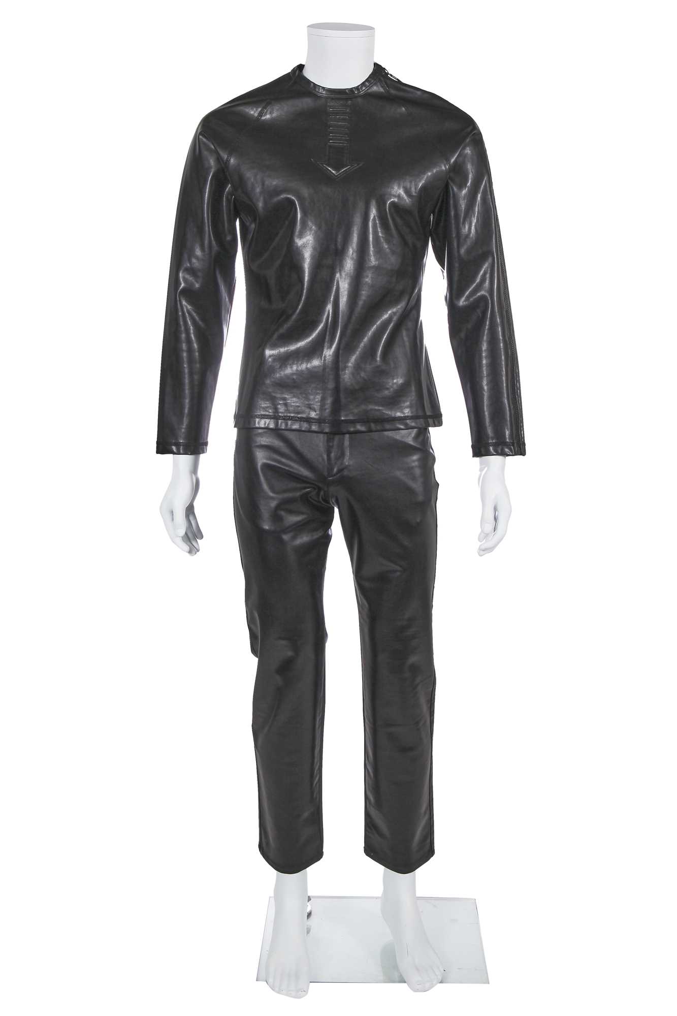 Lot 112 - A Jean Paul Gaultier faux leather ensemble, circa 1994