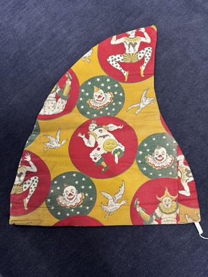 Lot 163 - A printed cotton clown costume, 1920s