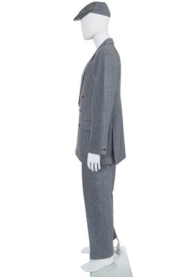 Lot 68 - A Vivienne Westwood men's blue tweed ensemble, 'Time Machine' collection, Autumn-Winter 1988-89