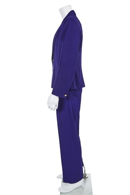 Lot 71 - A Vivienne Westwood men's purple wool suit, 'Pagan V' collection, Spring-Summer 1990