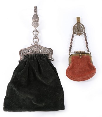 Lot 91 - A group of handbags and purses, 1880s-1900,...