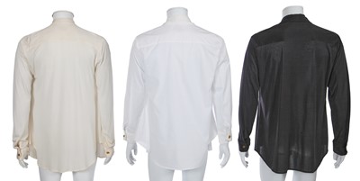 Lot 72 - Three Vivienne Westwood men's 18th-century inspired shirts, late 1980s-early 1990s