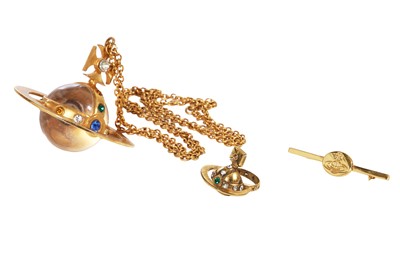 Lot 593 - A group of Vivienne Westwood gilt orb jewellery, circa 1988