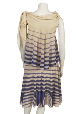 Lot 356 - A Jean Paul Gaultier knit Breton stripe dress, circa 2000