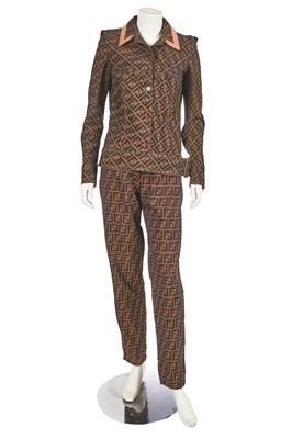 Lot 393 - A Fendi by Karl Lagerfeld monogram ensemble, early 2000s