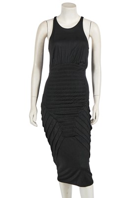 Lot 388 - A Gucci by Tom Ford black cupro dress, early 2000s