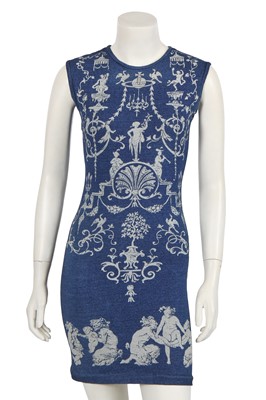 Lot 529 - A Vivienne Westwood boulle-print cotton mini dress, 'Dressing Up' collection, Autumn-Winter 1991-1992