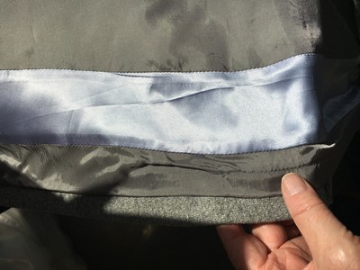 Lot 29 - An Alexander McQueen men's grey wool-cashmere blend suit, 'Eshu' collection, Autumn-Winter 2000-01