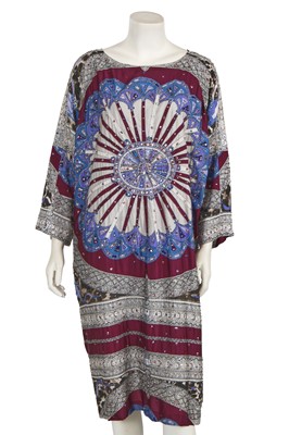 Lot 560 - An Emilio Pucci beaded silk cocktail dress, 1990s