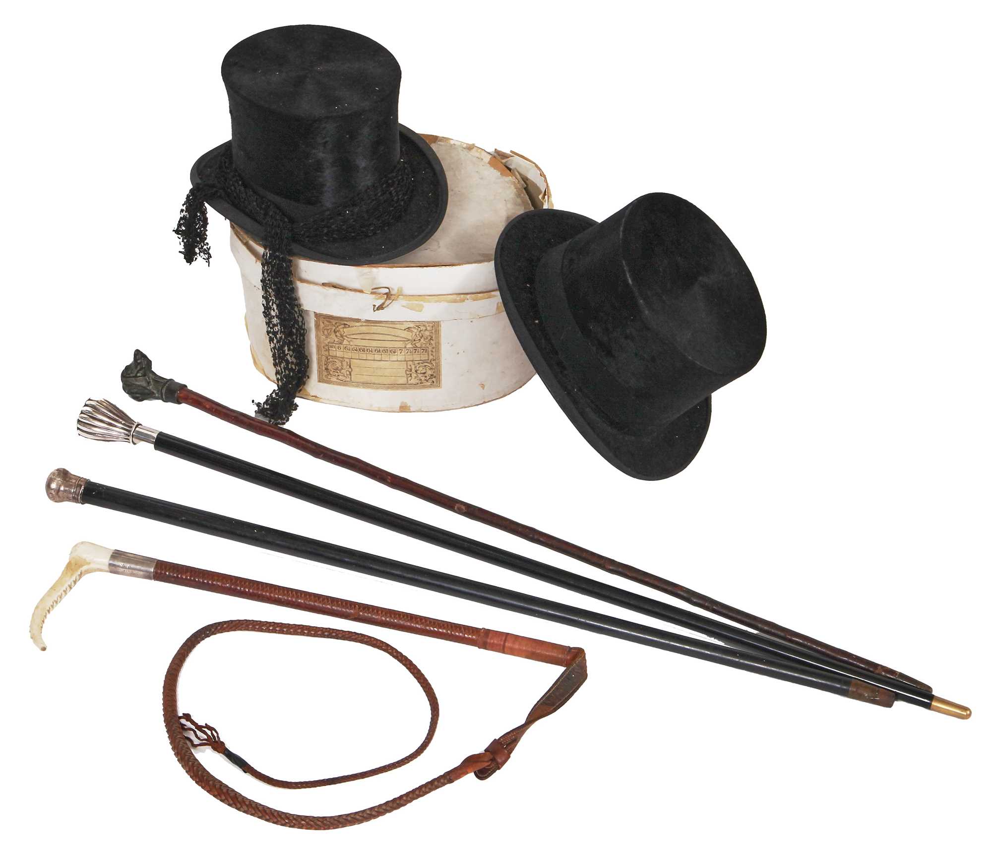 Lot 169 - A group of gentlemen's accessories, late 19th century