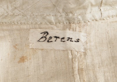 Lot 177 - Two embroidered satin waistcoats, 1790-1800