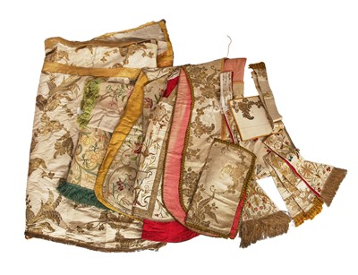 Lot 886 - A group of vestments, textiles, dating from the early 18th century