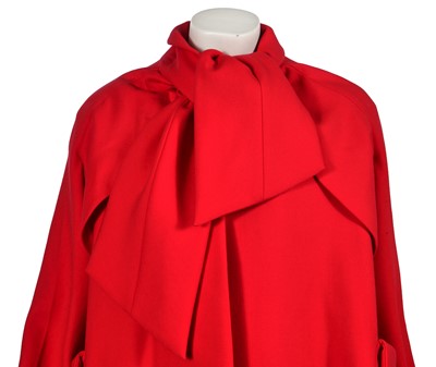 Lot 330 - A Christian Dior by Raf Simons red wool coat, Autumn-Winter 2013-14