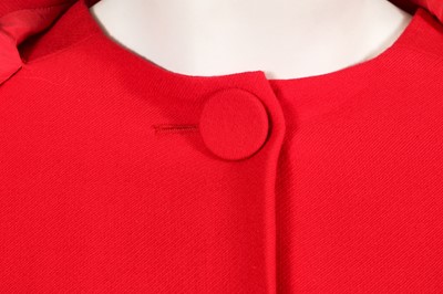 Lot 330 - A Christian Dior by Raf Simons red wool coat, Autumn-Winter 2013-14
