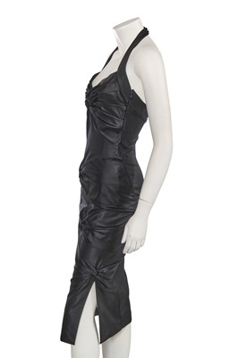 Lot 361 - A Christian Dior by John Galliano black cocktail dress, 'Fetish and Japan' collection, Autumn-Winter 2003-04