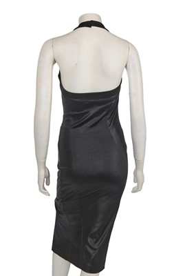 Lot 361 - A Christian Dior by John Galliano black cocktail dress, 'Fetish and Japan' collection, Autumn-Winter 2003-04