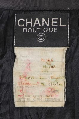 Lot 233 - A Chanel by Karl Lagerfeld yellow sequined 'Scuba' jacket, Spring-Summer 1991