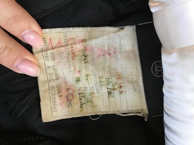 Lot 233 - A Chanel by Karl Lagerfeld yellow sequined 'Scuba' jacket, Spring-Summer 1991