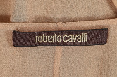 Lot 322 - A Roberto Cavalli gold embellished evening gown, circa 2017