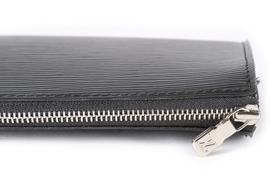 Lot 312 - A Louis Vuitton black epi leather 'Speedy' bag,...