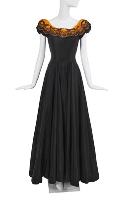 Lot 508 - A Maggy Rouff haute couture evening gown, circa 1940