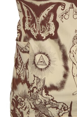 Lot 108 - A Jean Paul Gaultier printed nylon-blend shirt, ‘Les Tatouages/La Brute et le Raffiné' collection, Spring-Summer 1994
