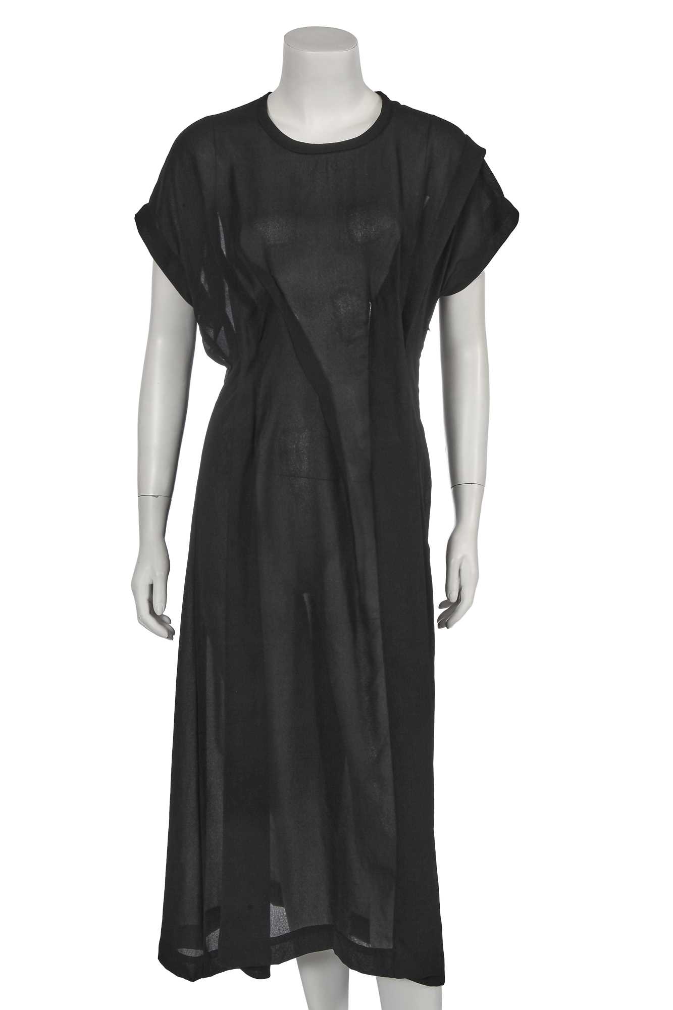Lot 433 - A Comme des Garçons black dress, circa 1991