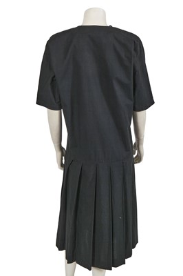 Lot 441 - A Comme des Garçons black cotton dress, circa 1985