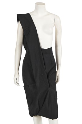Lot 436 - A Comme des Garçons black wool skirt, Autumn-Winter 1990-91