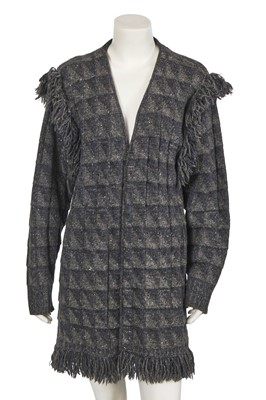 Lot 446 - An Issey Miyake knitted wool cardigan, Autumn-Winter 1979-80