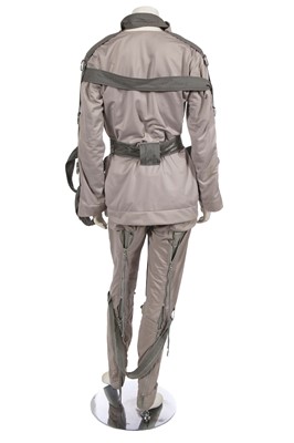 Lot 347 - A Vivienne Westwood grey viscose bondage ensemble, 'Exhibition' collection, Autumn-Winter 2004-05
