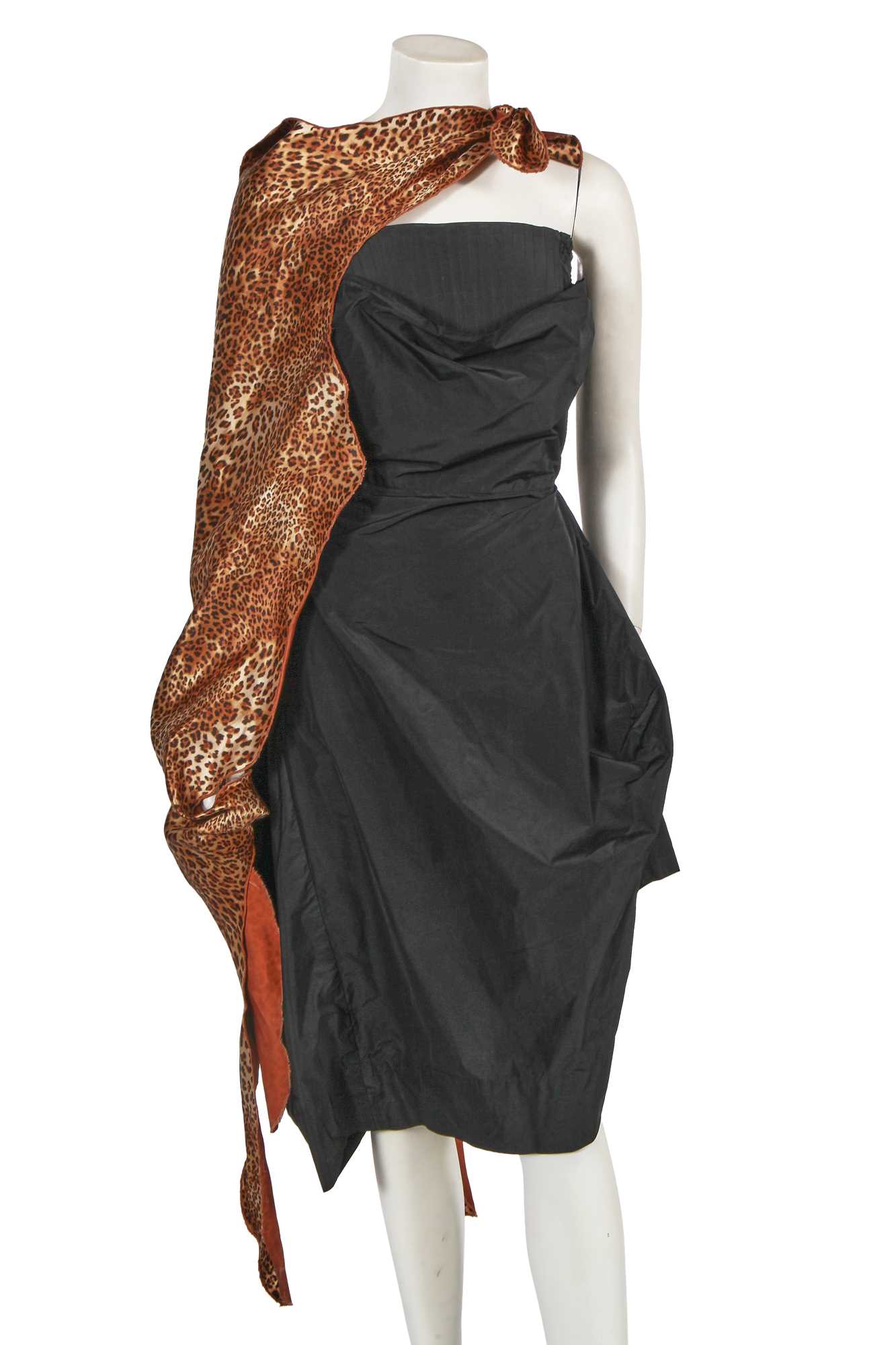 Lot 338 - A Vivienne Westwood black corset dress, probably 'Do It Yourself' collection, Spring-Summer 2009