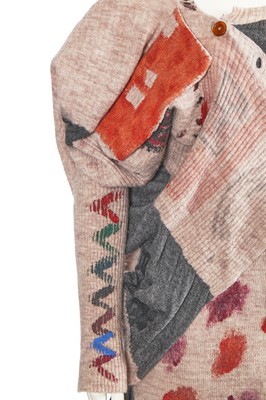 Lot 340 - A Vivienne Westwood hand-painted knitted ensemble, 'Chaos Point' collection, Autumn-Winter 2008-09