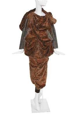 Lot 173 - A Vivienne Westwood faux fur ensemble, 'Chaos Point' collection, Autumn-Winter 2008-09