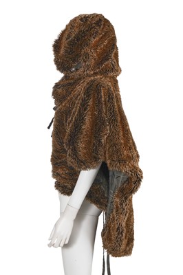 Lot 339 - A Vivienne Westwood faux fur poncho, 'Chaos Point' collection, Autumn-Winter 2008-09
