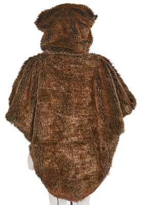 Lot 339 - A Vivienne Westwood faux fur poncho, 'Chaos Point' collection, Autumn-Winter 2008-09